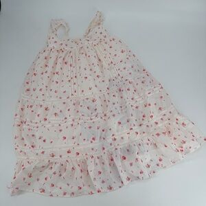 Loveshackfancy Floral Maxi Dress 5 6 FLAWS